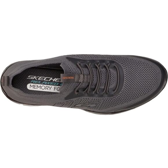 Sketchers Dual Lite Memory Foam Athletic Sneaker Grey 13 NWT - Picture 5 of 9